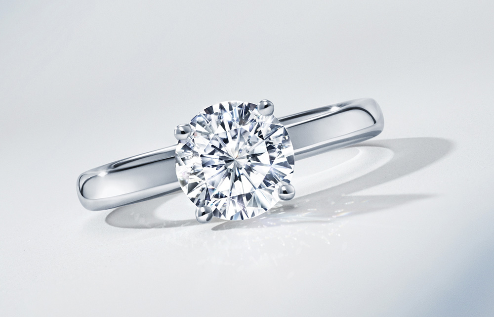 Diamond ring closeup